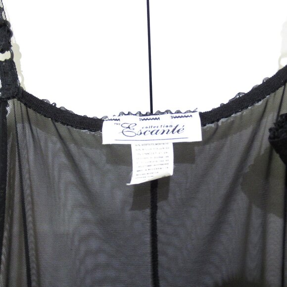 Escante Vintage Teddy Bustier with Open Crotch XL - Picture 5 of 10